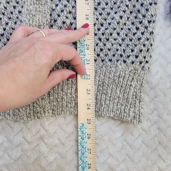 Vintage Kreeger & Sons Wool Birdseye‎ Cardigan Grandpa Metal Buttons Womens M - Picture 13 of 16